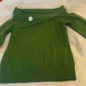 Banana Republic Vibrant Green Turtleneck Sweater